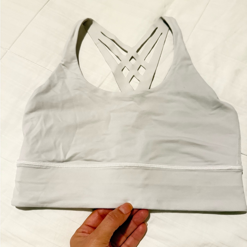 Lululemon Athletica Light Gray Sports Bra